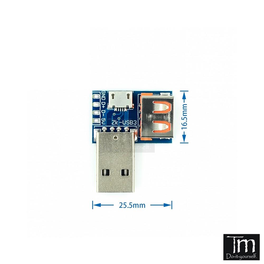 Modul Chuyển Đổi USB - MicroUSB - TypeC