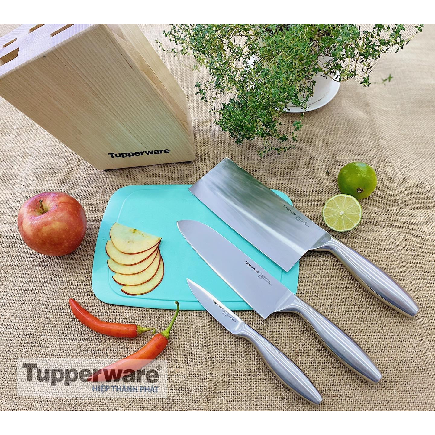 Bộ Dao Tupperware Pro Asian Knives