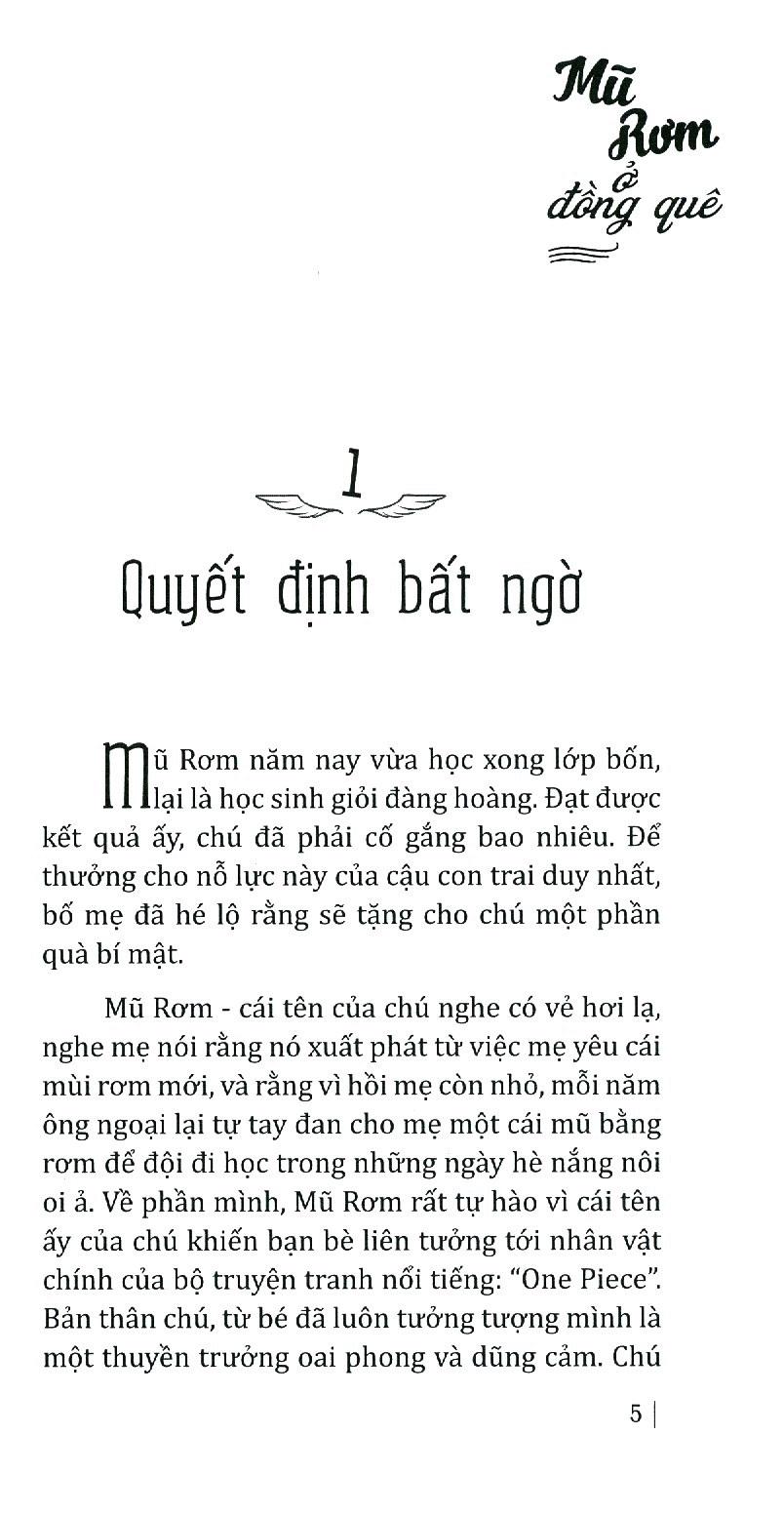 Mũ Rơm ở đồng quê