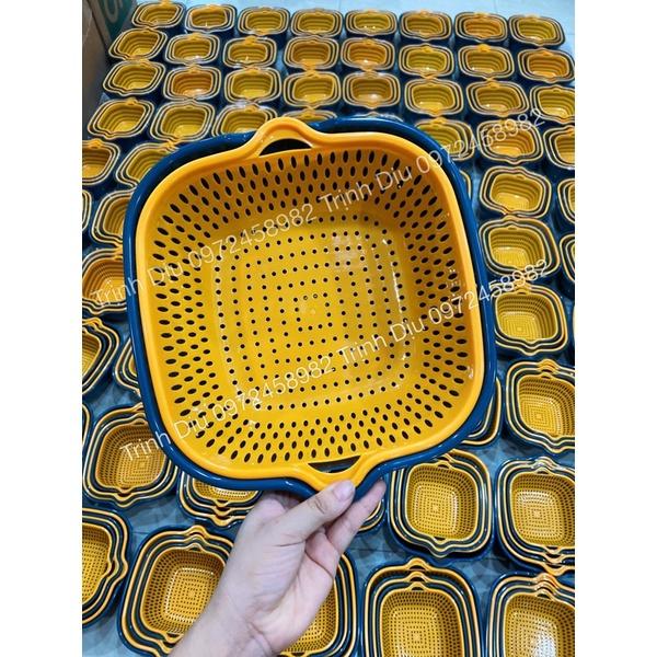 Sét 6 Rổ Chậu Nhựa PP Tiện Dụng Cho Nhà Bếp Hàng Loại 1