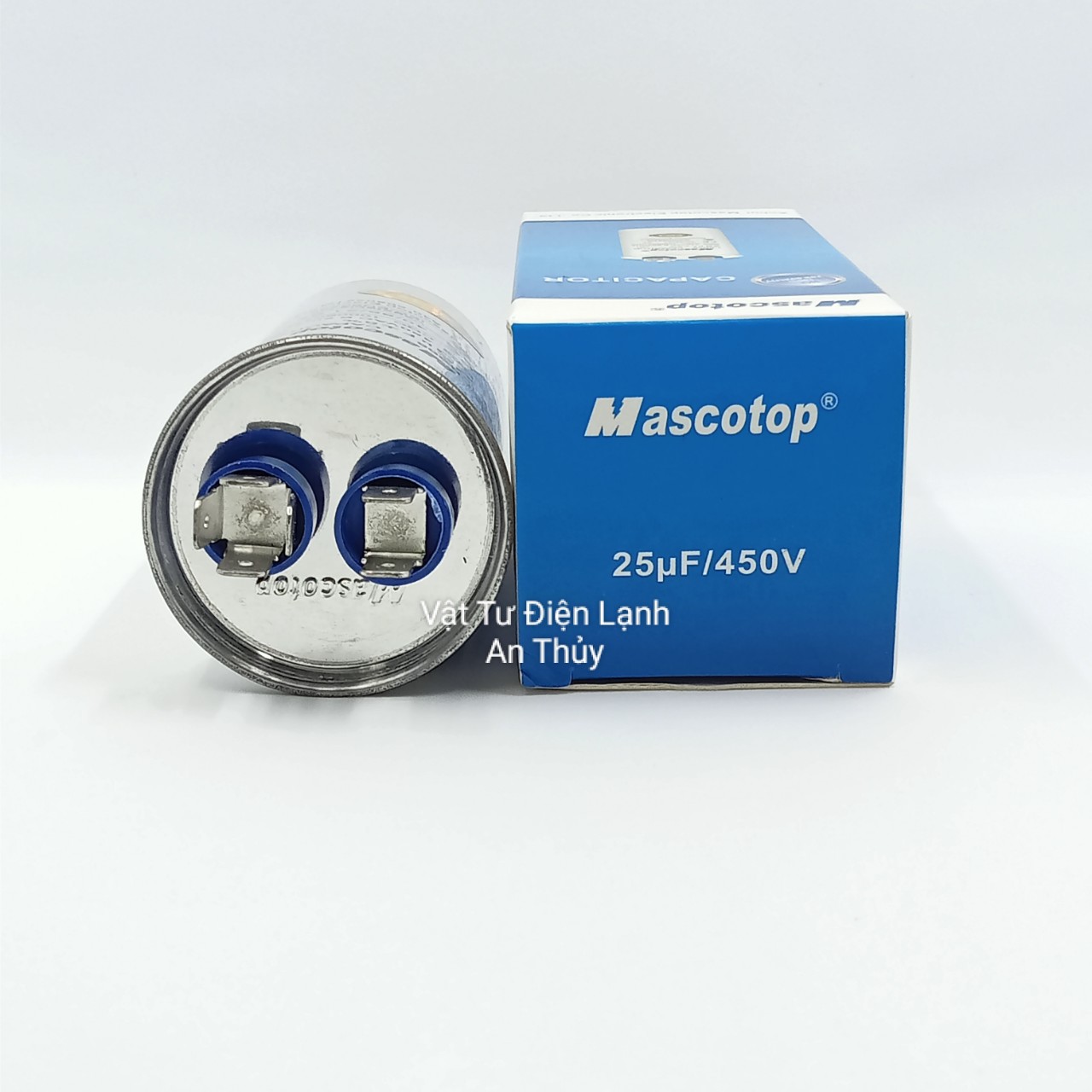 Tụ máy lạnh MASCOTOP 25uF 2 chân - Tụ điều hòa MASCOTOP 25uF 2 chân