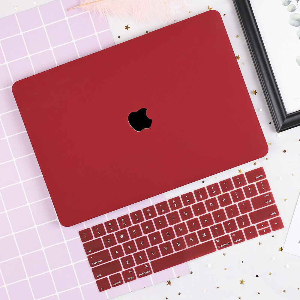 Ốp case dành cho macbook kèm tấm phủ bàn phím siêu đẹp - Hàng chính hãng