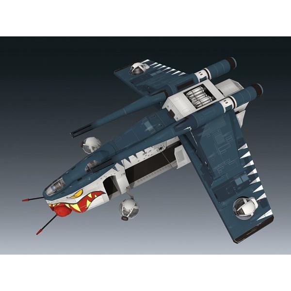 Mô hình giấy tàu Muunilinst 10 LAAT Gunship tỉ lệ 1/48