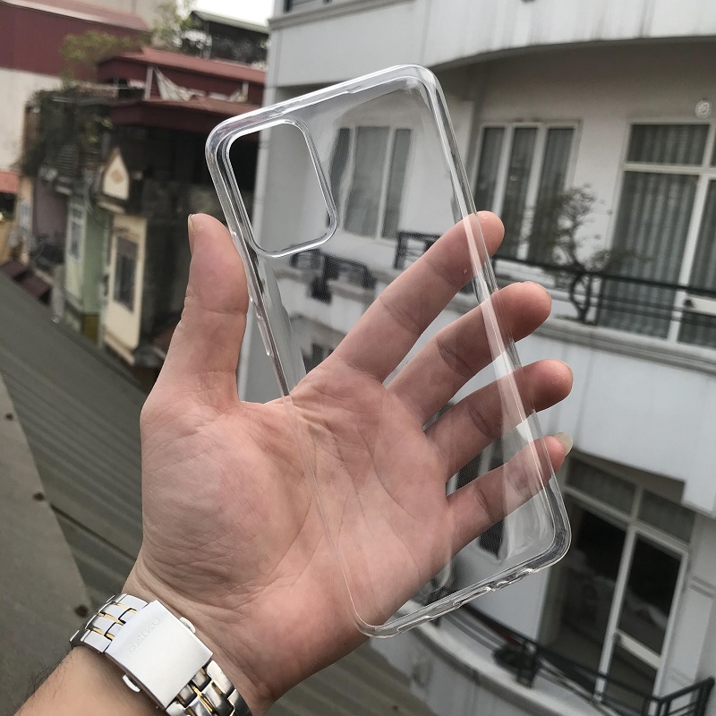 Ốp lưng dành cho Samsung Galaxy A02S dẻo silicon trong cao cấp