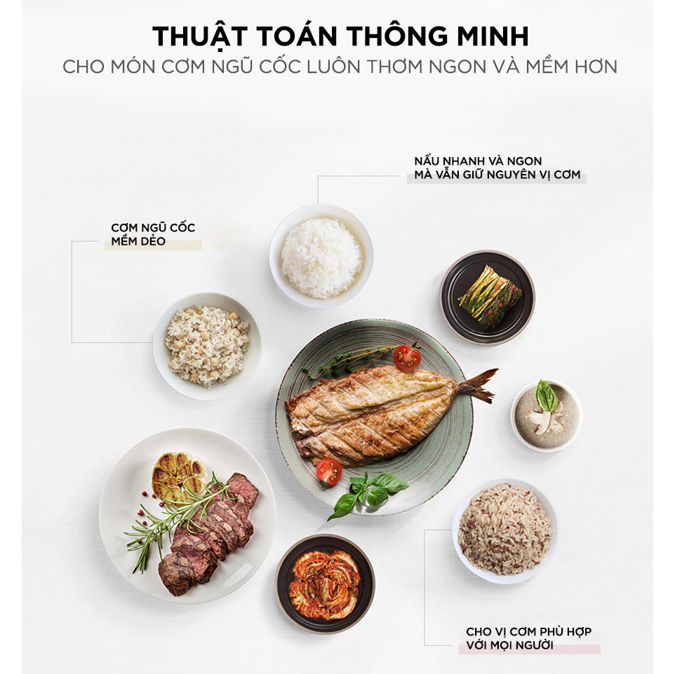 Nồi Cơm Điện Áp Suất Điện Tử Cao Tần Cuckoo CRP-HWF1000F 1,8L - Hàng chính hãng