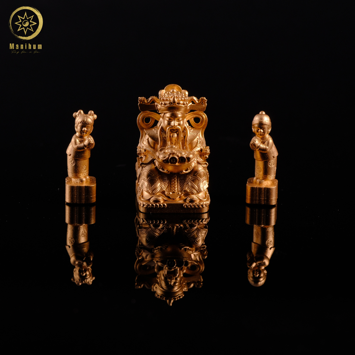 Phụ Kiện Bàn Thờ Thần Tiền Và Tiên Đồng Ngọc Nữ Manihum - Quà Tặng Phong Thủy May Mắn Chiêu Tài - BTNPK-01