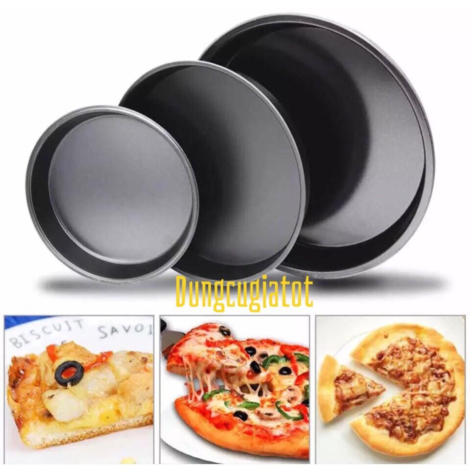 Khuôn pizza chống dính đen 20cm*23cm