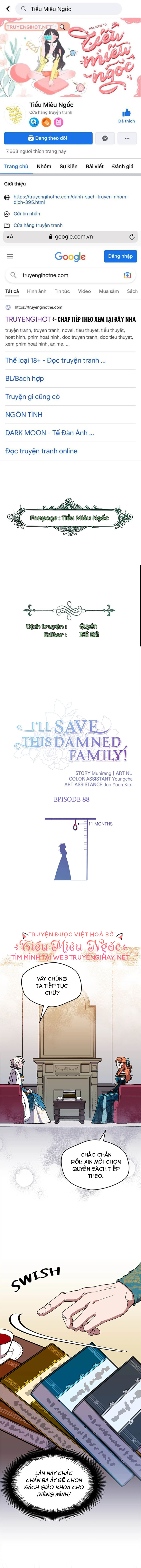 tôi sẽ cứu lấy gia tộc sắp sụp đổ chapter 88 1