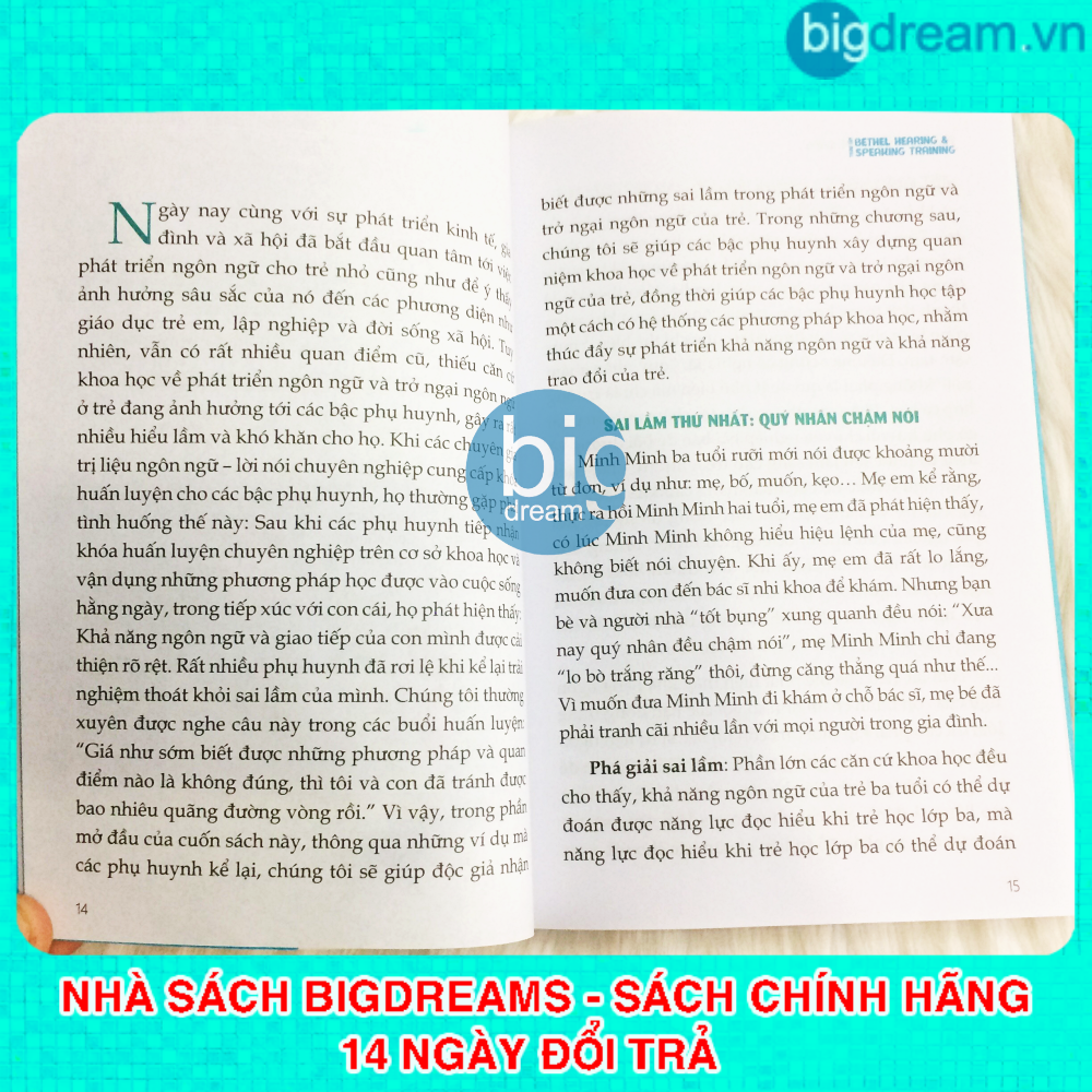 Dạy con học nói sớm - Phát triển tư duy ngôn ngữ tiềm thức cho bé chậm nói sách cho bé tập nói