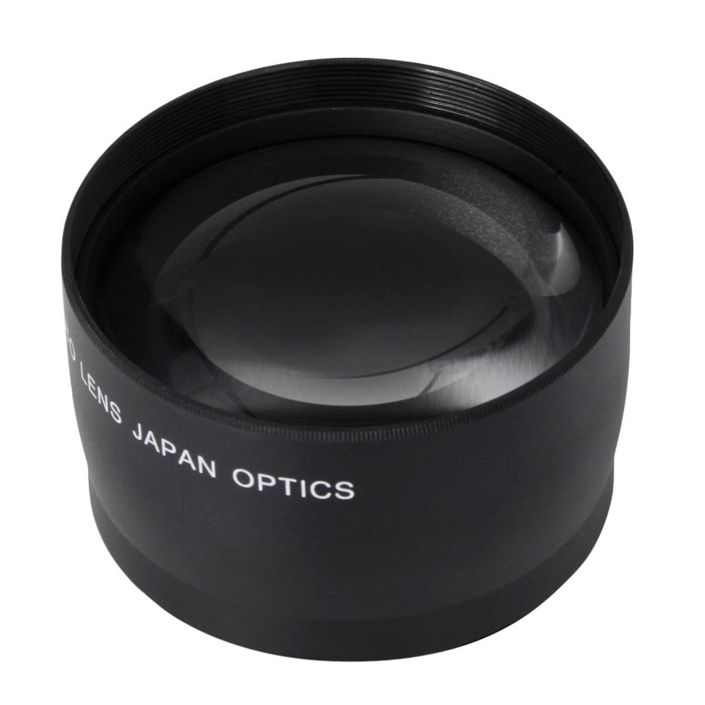 52mm 2x Telephoto Lens for Nikon D5100  EOS 1300D 600D 5D 18mm-55mm