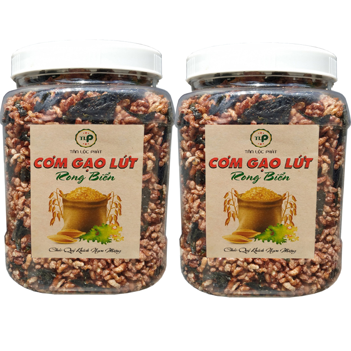 CƠM GẠO LỨT RONG BIỂN THƯƠNG HIỆU TLP - 2 HŨ 1KG