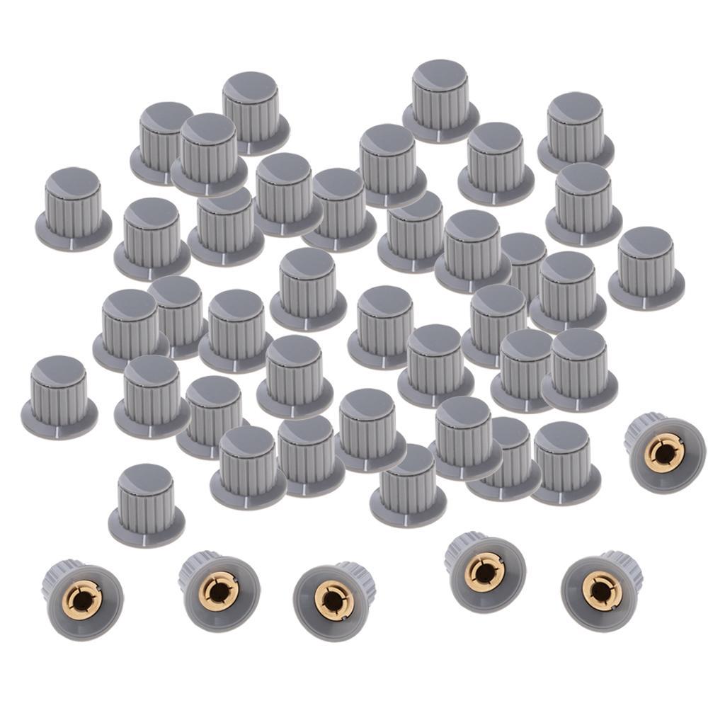50pcs Potentiometer Bakelite Knob with Copper Core  KYP25-18 6.35mm