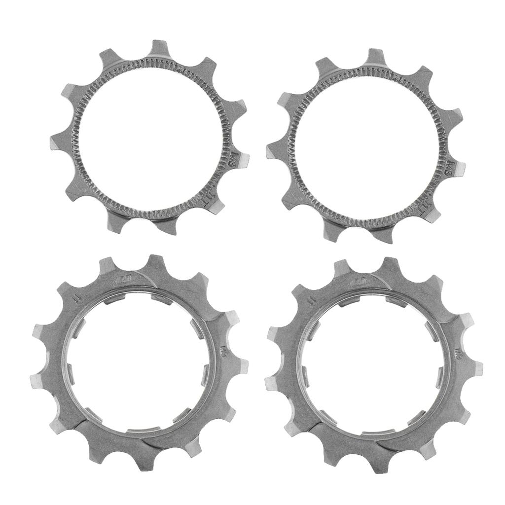 4Pcs 11  Mountain Bike Freewheel  Sprocket Repair Part 11T + 13T