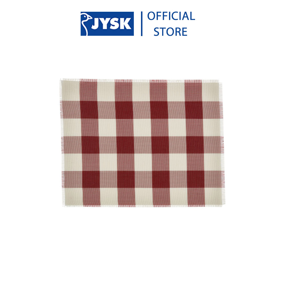 Tấm lót đĩa | JYSK Vallmo | polyester | nhiều màu | R33xD42cm