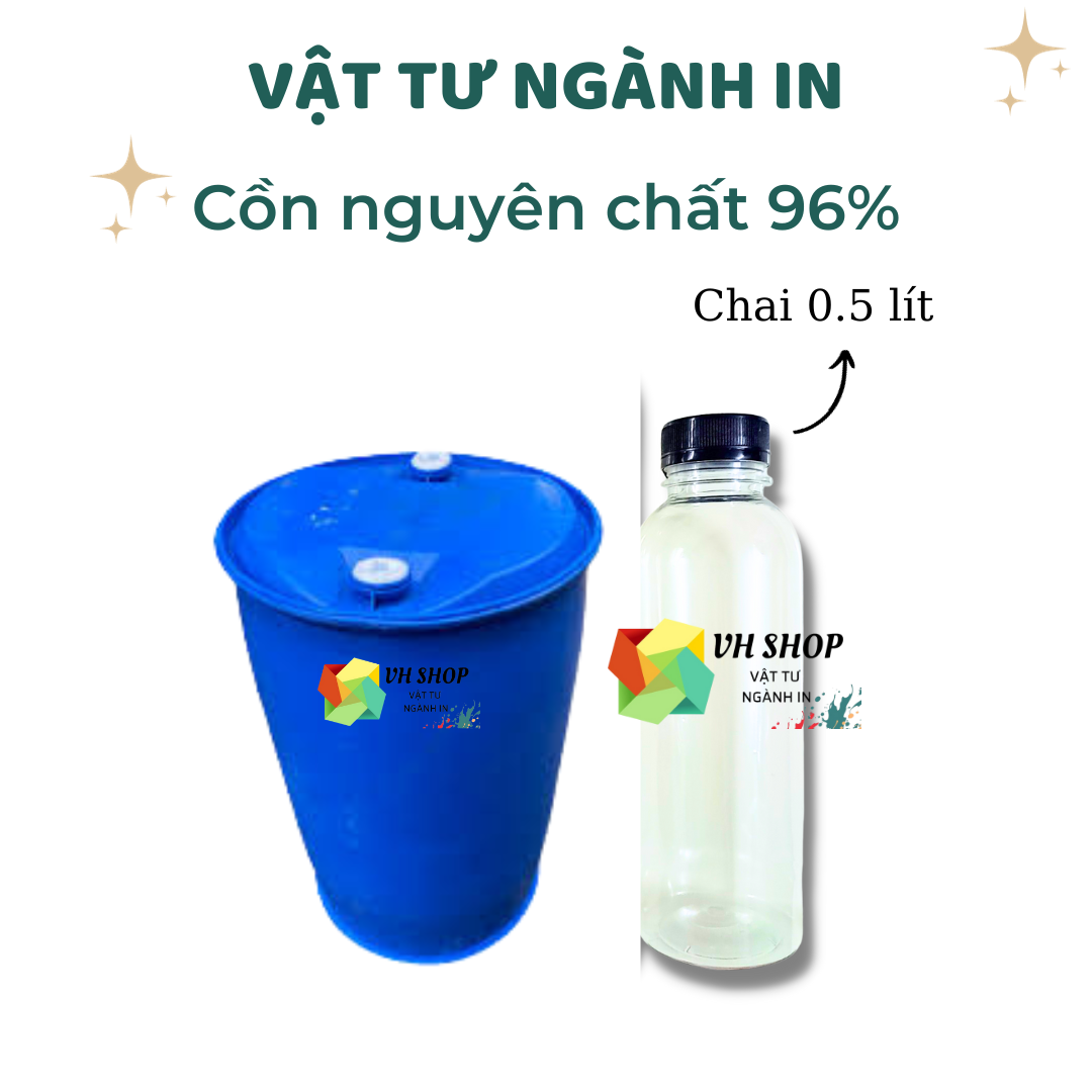 Cồn nguyên chất 96% dùng trong thực phẩm, mỹ phẩm, sát khuẩn