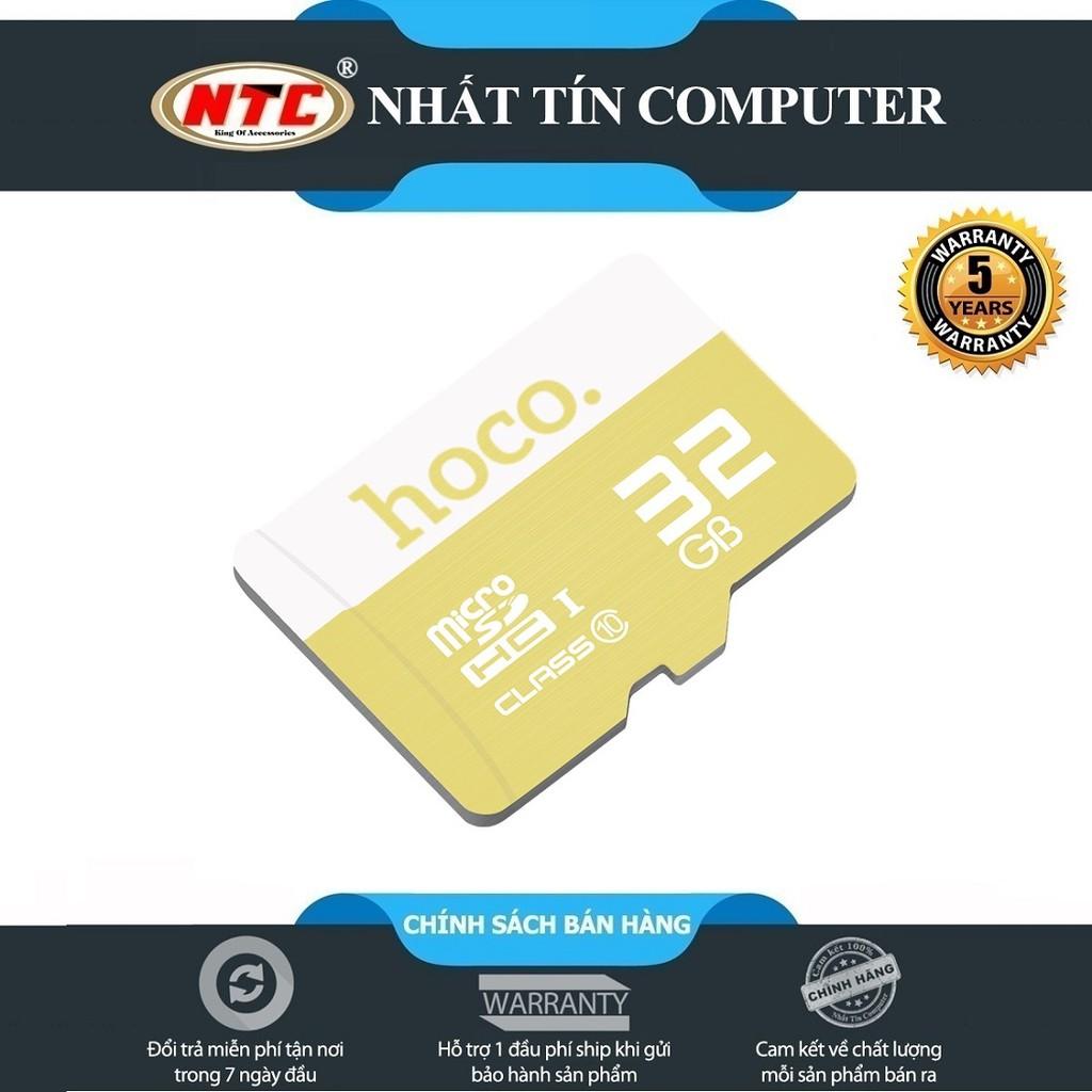 Thẻ nhớ microSDHC dành cho Hoco 32GB Class 10 90MB/s (Vàng) - Hàng Chính Hãng