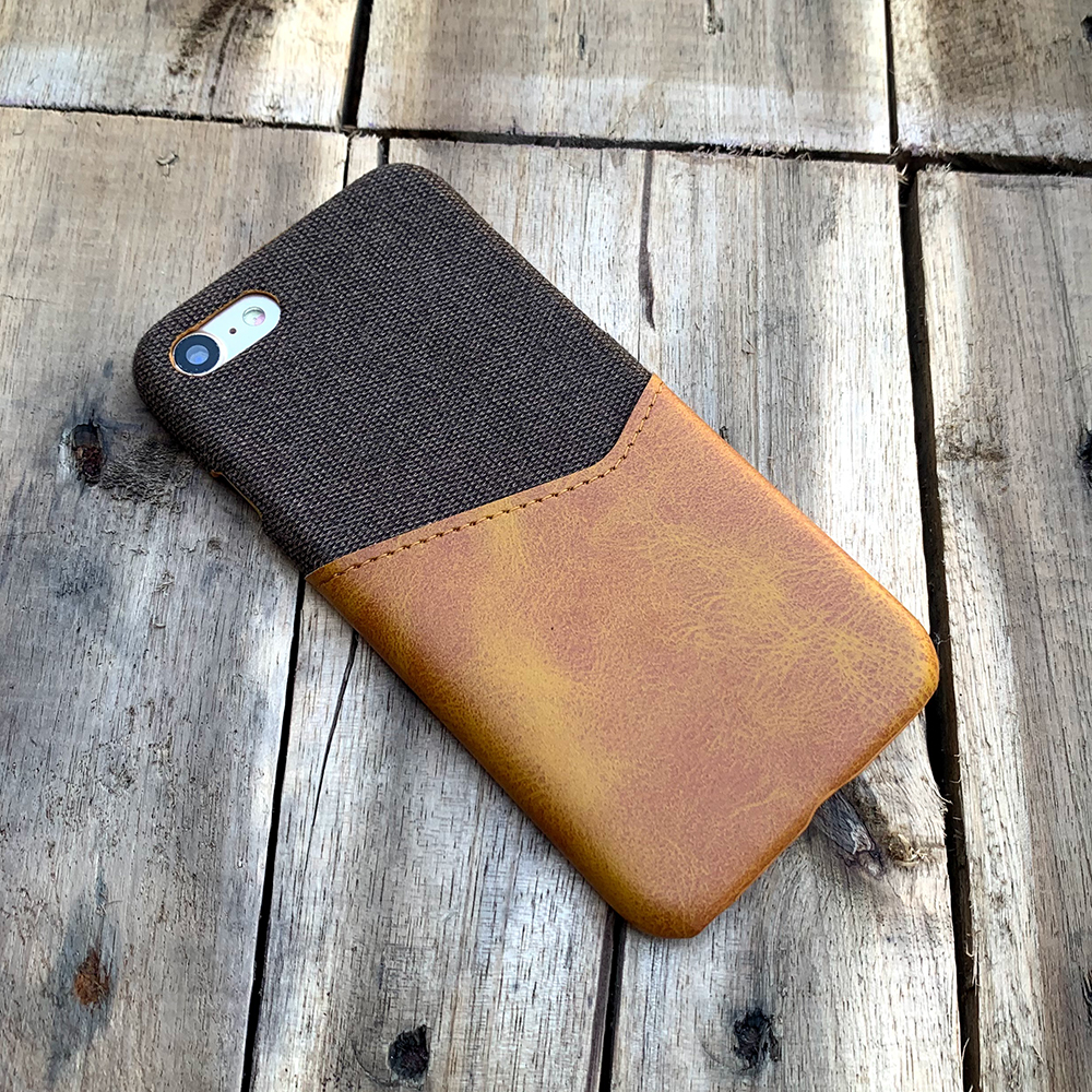 Ốp lưng da vải kiêm ví dành cho iPhone 7 / iPhone 8