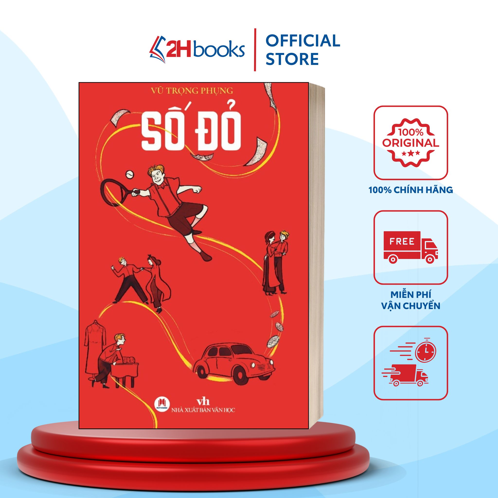 Sách- Số Đỏ (Vũ Trọng Phụng tái bản 2024) - 2HBooks
