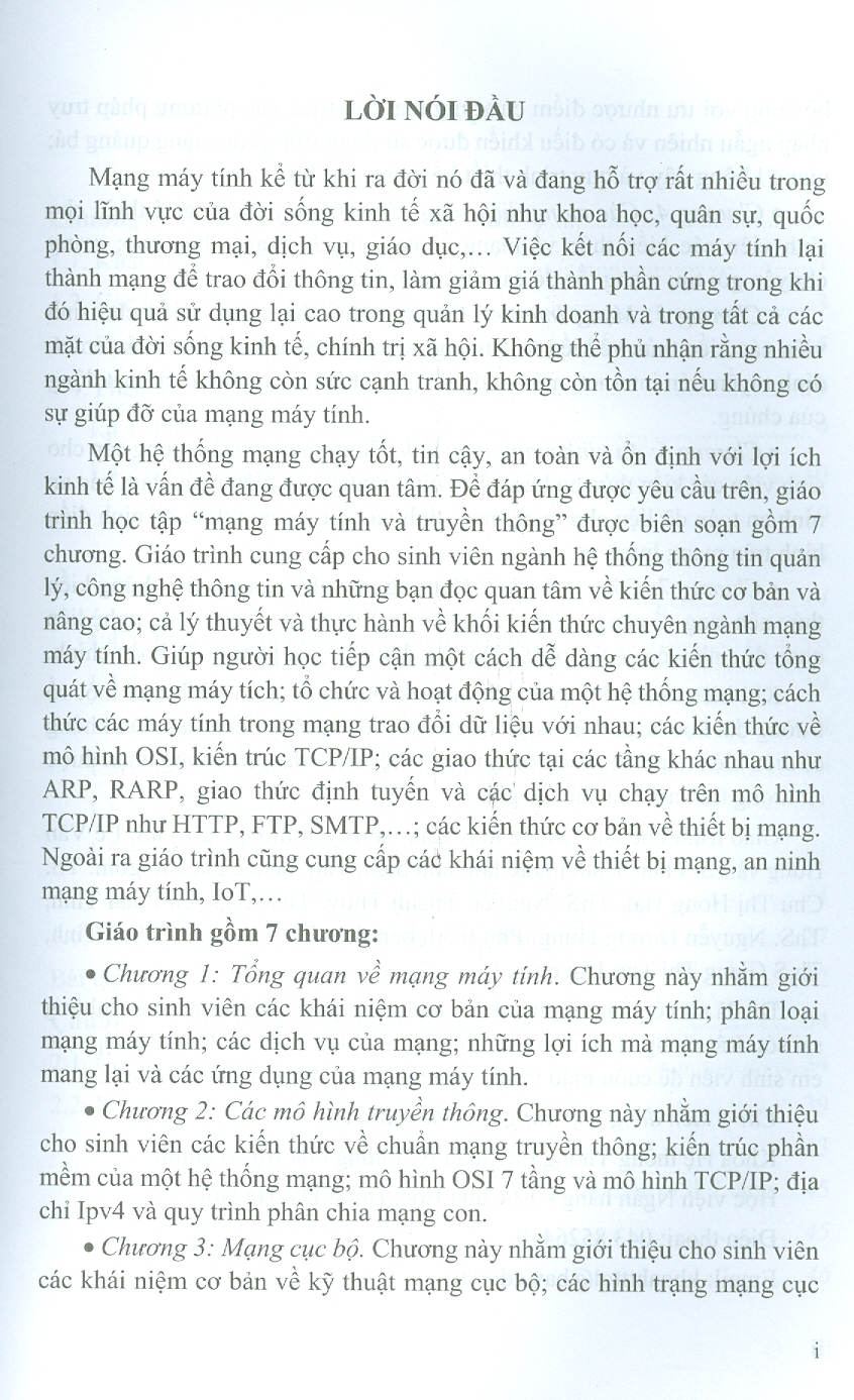 Giáo Trình Mạng Máy Tính Và Truyền Thông - TS. Phan Thanh Đức