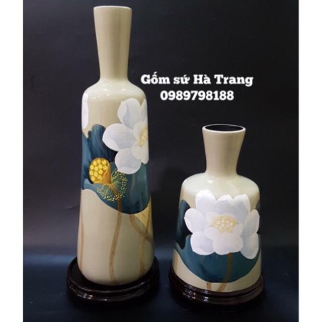 Set lọ Bát Tràng cao cấp vẽ 3D