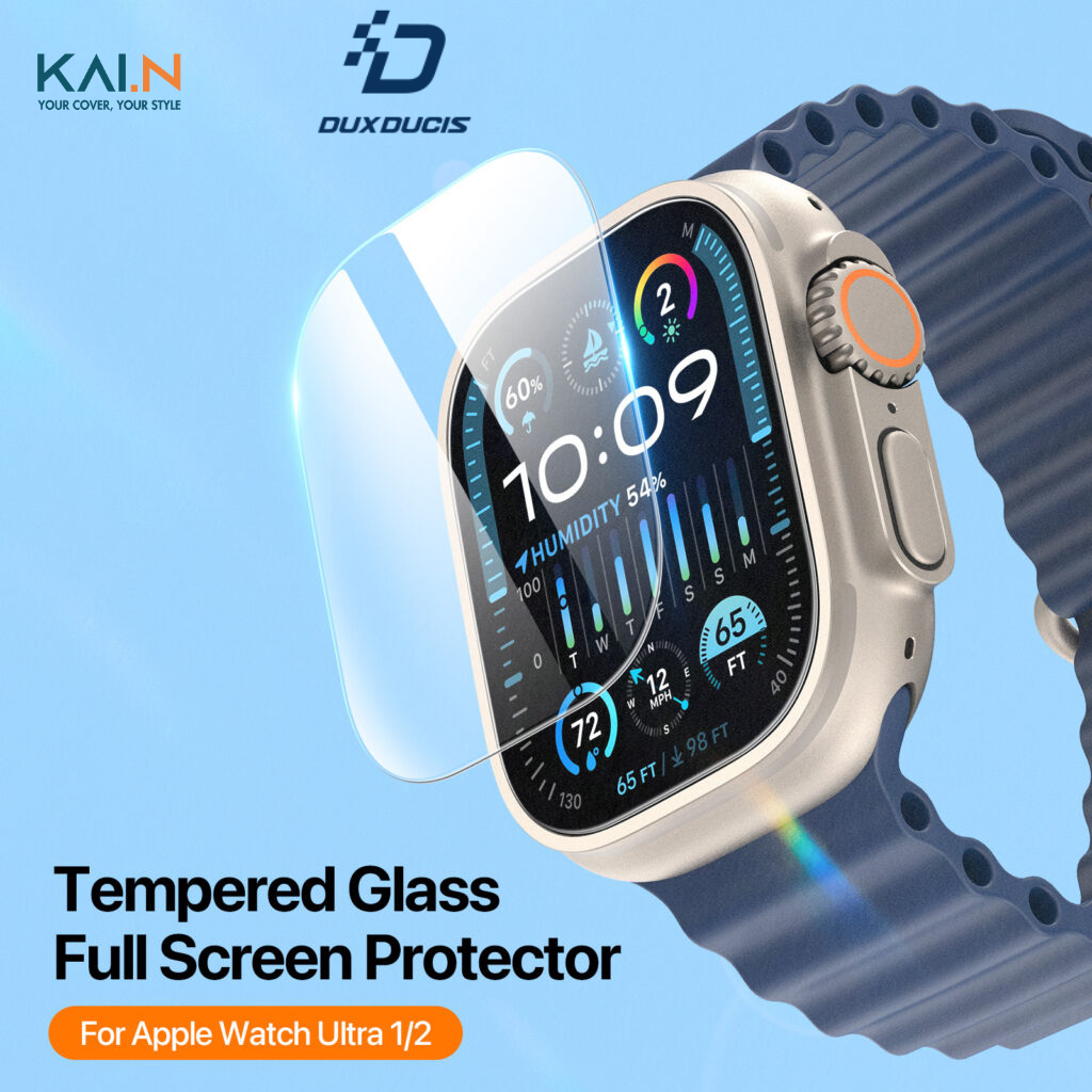 Miếng Dán Cường Lực Màn Hình Dux Ducis Dành Cho Apple Watch Ultra 2 / 1, Eapa Series Tempered Glass Screen_ Hàng chính hãng