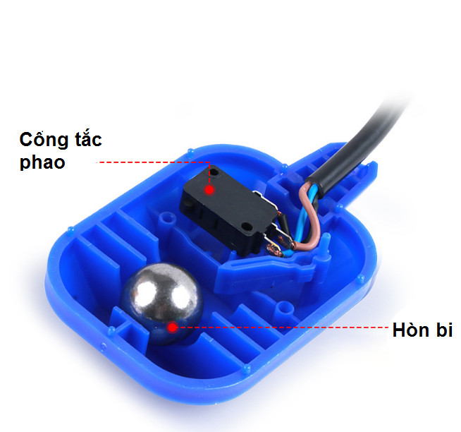 Phao Điện Bơm Nước Tự Động Chống Cạn Chống Tràn Dây Dài 3m 10A PD03