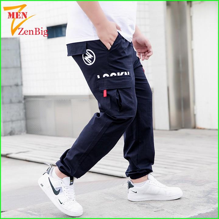 Quần thể thao nam jogger thu đông big size cho người béo người mập