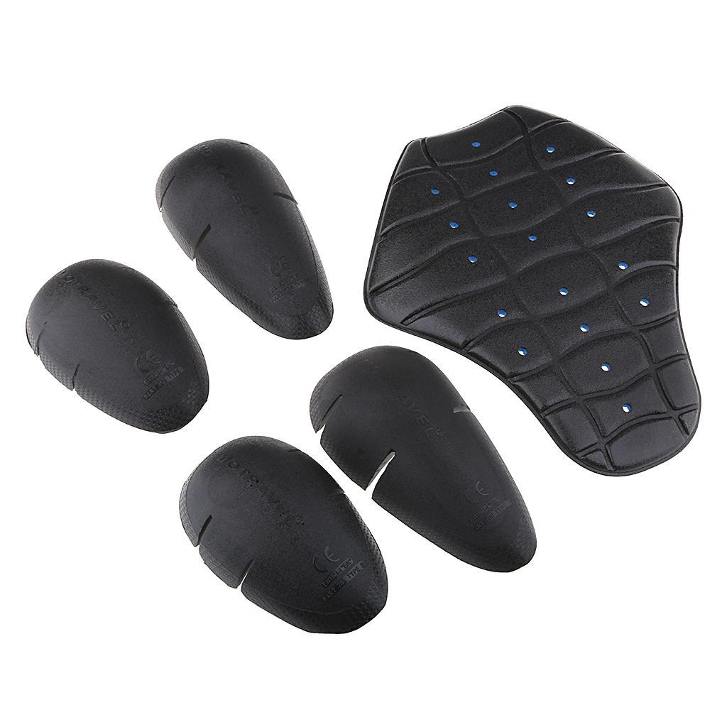 Outdoor Motocross Shoulder Knee Back Pads Detachable Insert Armour Gear