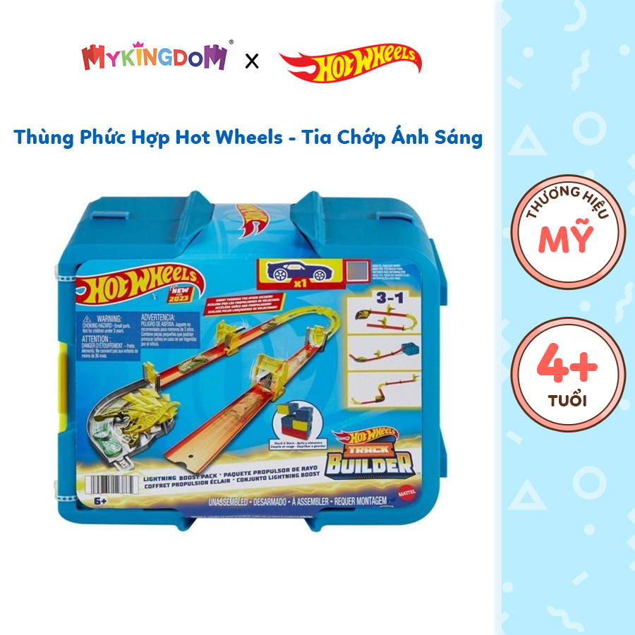 Đồ Chơi Thùng Phức Hợp Tia Chớp Ánh Sáng HOT WHEELS HMC03/HNN38