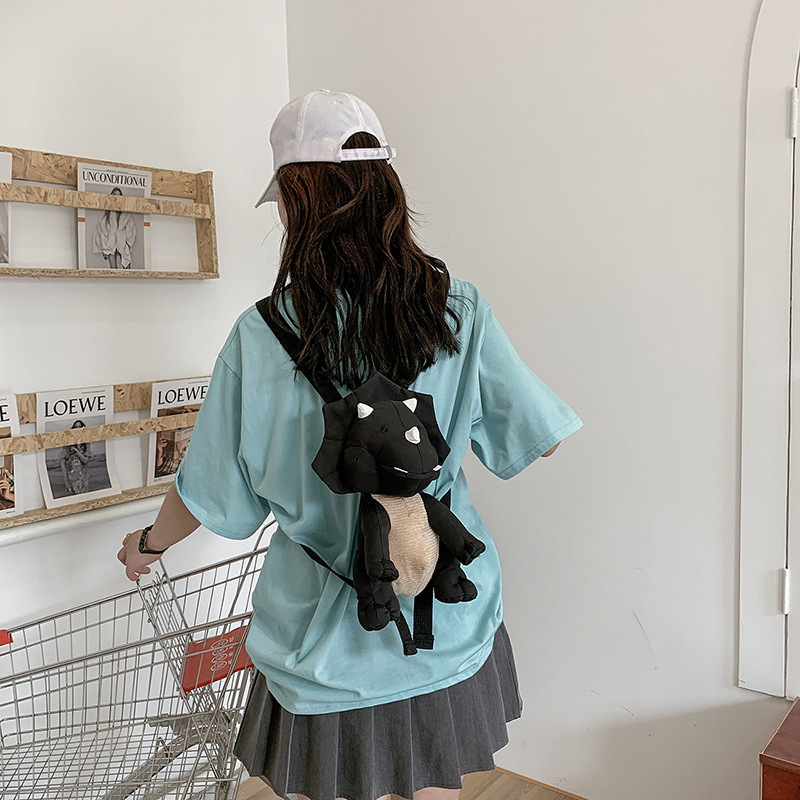 2021 Mới 3D Khủng Long Ba Lô Sáng Tạo Thời Trang Cha Mẹ-Con Ba Lô Bé Gái Dễ Thương Hoạt Hình Hình Khủng Long Túi Chống Nước Kid Túi