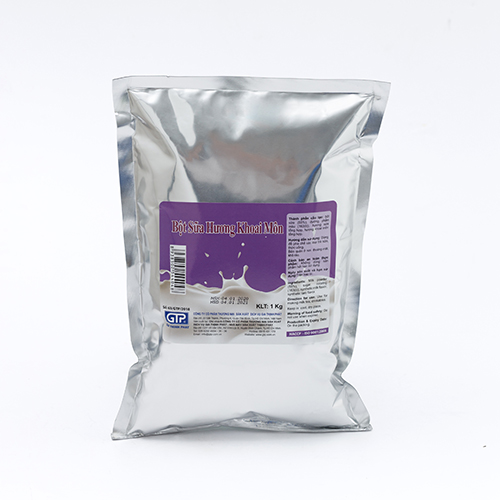 Bột kem béo pha trà sữa hương Khoai môn GTP (1KG) - Thơm ngon tự nhiên - SP Chính Hãng (Bột kem béo hương Khoai môn  GTP cao cấp (1kg/bao))