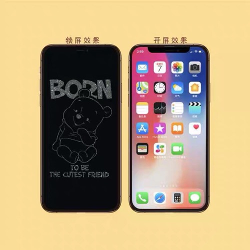 Kính cường lực Iphone Đặc biệt với hoa văn in ẩn siêu HOT