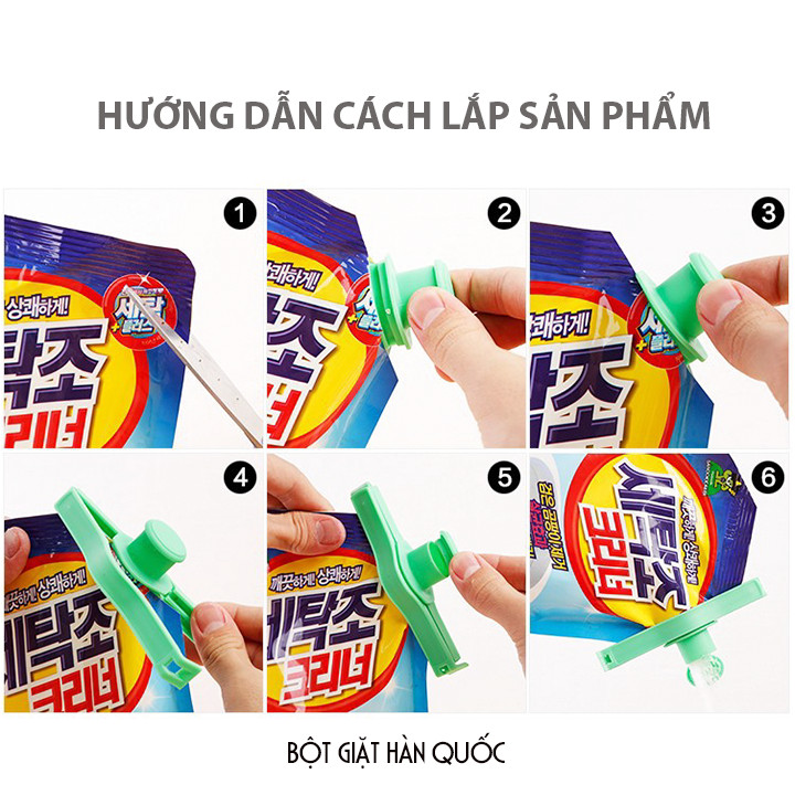 Combo 4 Dụng cụ Kẹp Niêm Phong Túi Đựng Thực Phẩm Tiện Lợi