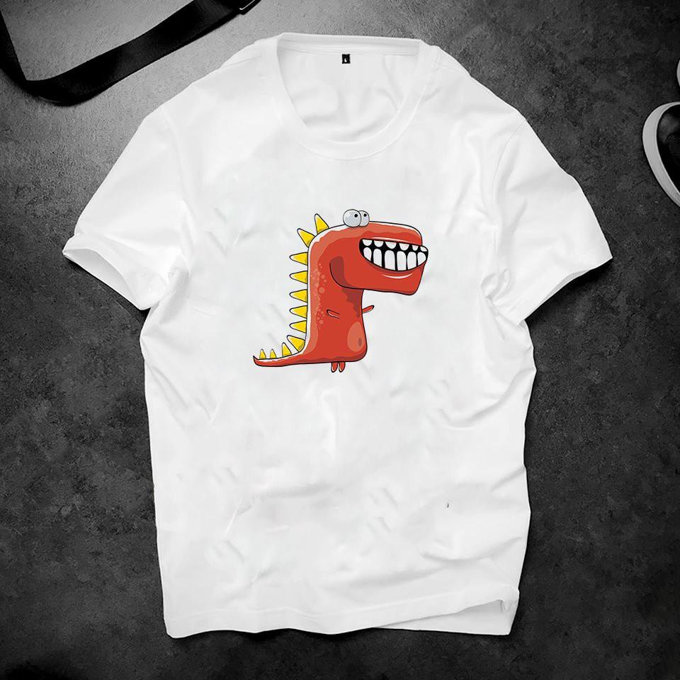 Áo thun unisex in khủng long little tino độc lạ chất vải dày mịn 2019ts621