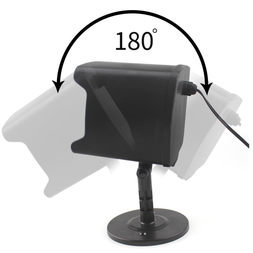 Dural Head Projector Lamp with Remote Control for Home Christmas Party