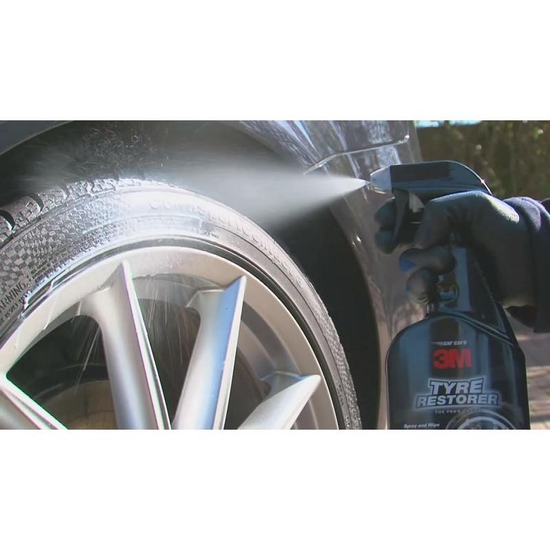 Chai xịt chăm sóc, lốp phục hồi vỏ xe cao su 3M Tire Restorer PN39042