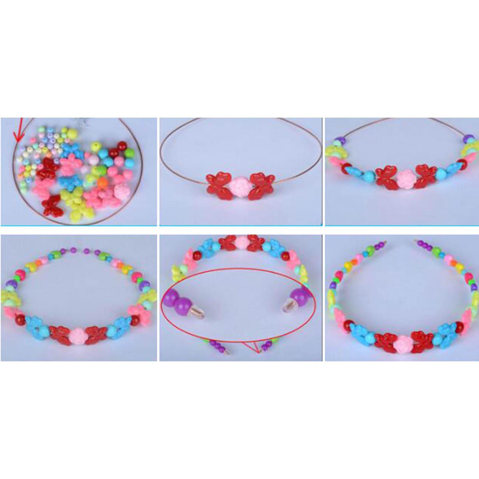 Acrylic Seed Beads Kit, Colorful Beading Supplies Number Beads Mini Pony Beads Kit for Bracelet Beads DIY Jewelry Making Birthday Beading