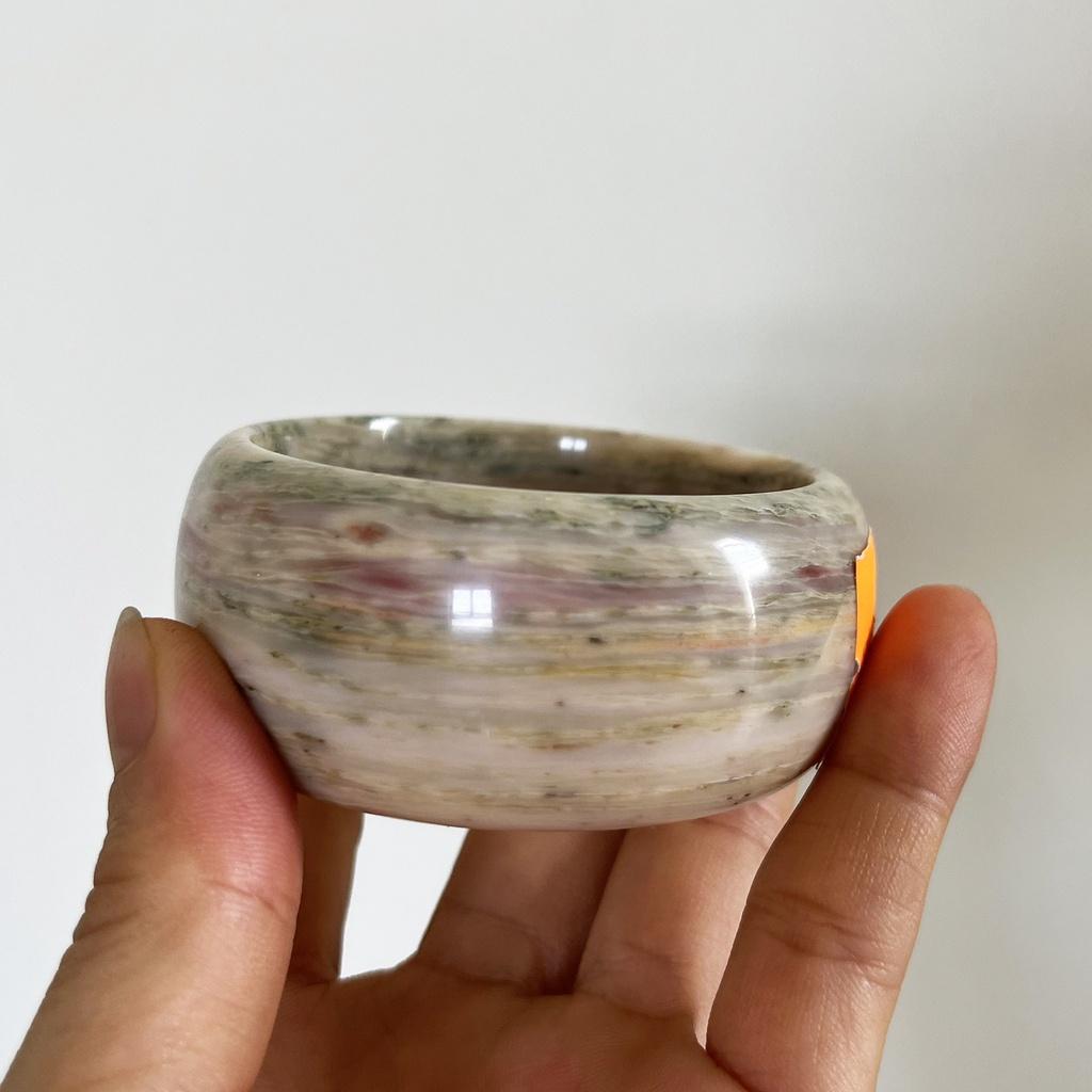 Vòng tay đá thật bản cao vân đa sắc cho các mệnh nhiều size cho các mệnh