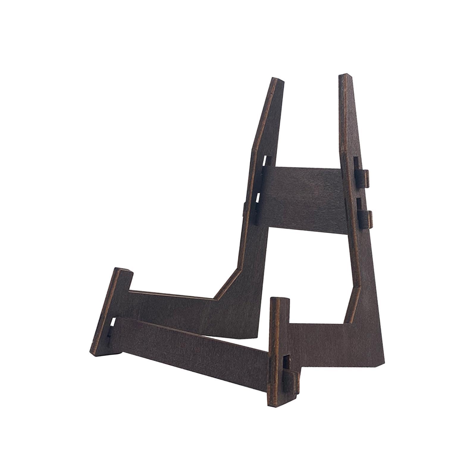 Photo Holder Stand Decorative Tabletop Easels for Platter Artworks Round Tea
