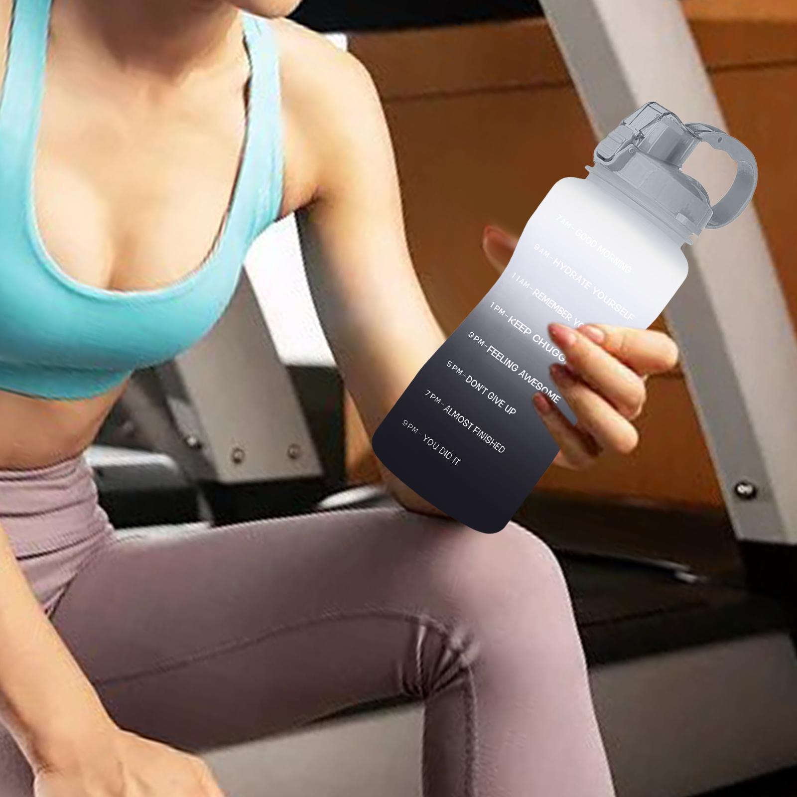 2.2 Litre Motivational Water Bottle Sports Drinking Bottle for Fitness Birthday Gifts