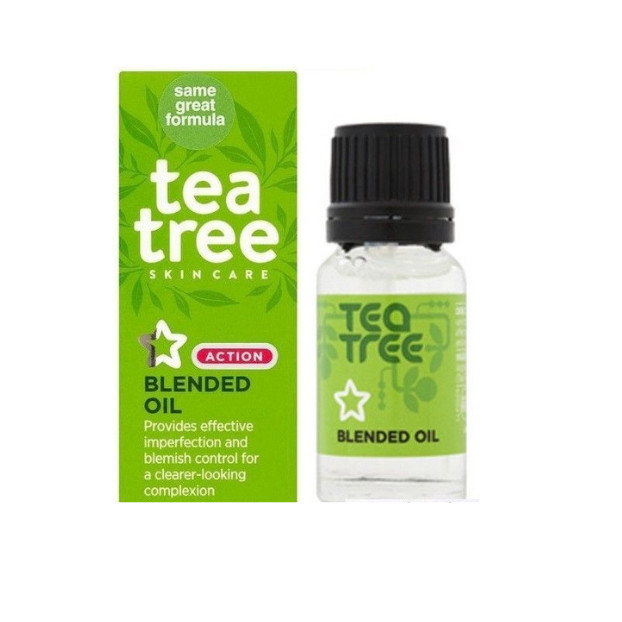 Tinh dầu tràm trà Superdrug Tea Tree Blended Oil 10ml / Essential Oil 100% 5ml