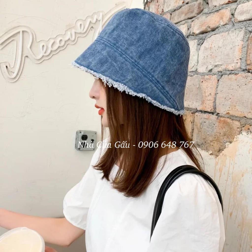 Nón bucket jean 3 màu sống ảo lung linh luôn