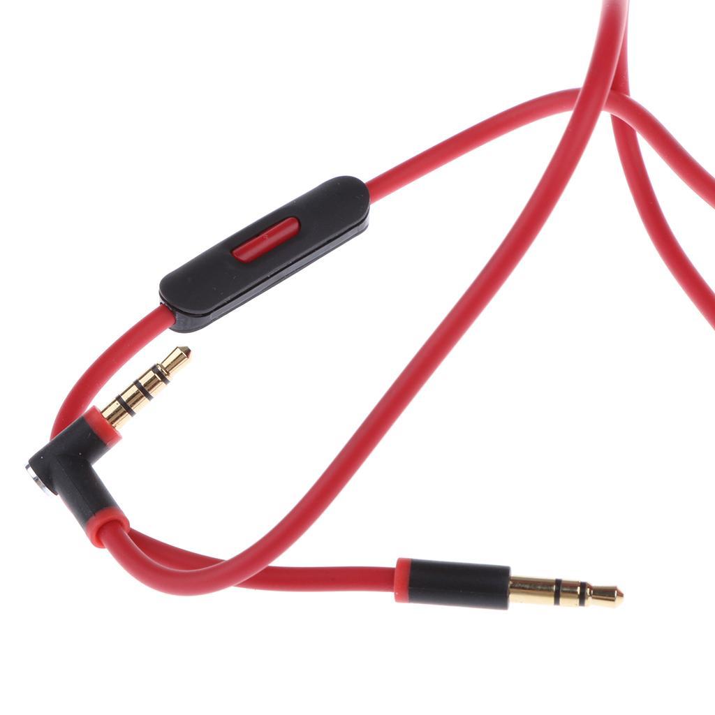 Replacement Audio Cable Cord Wire  Microphone for 3.5mm Headphones