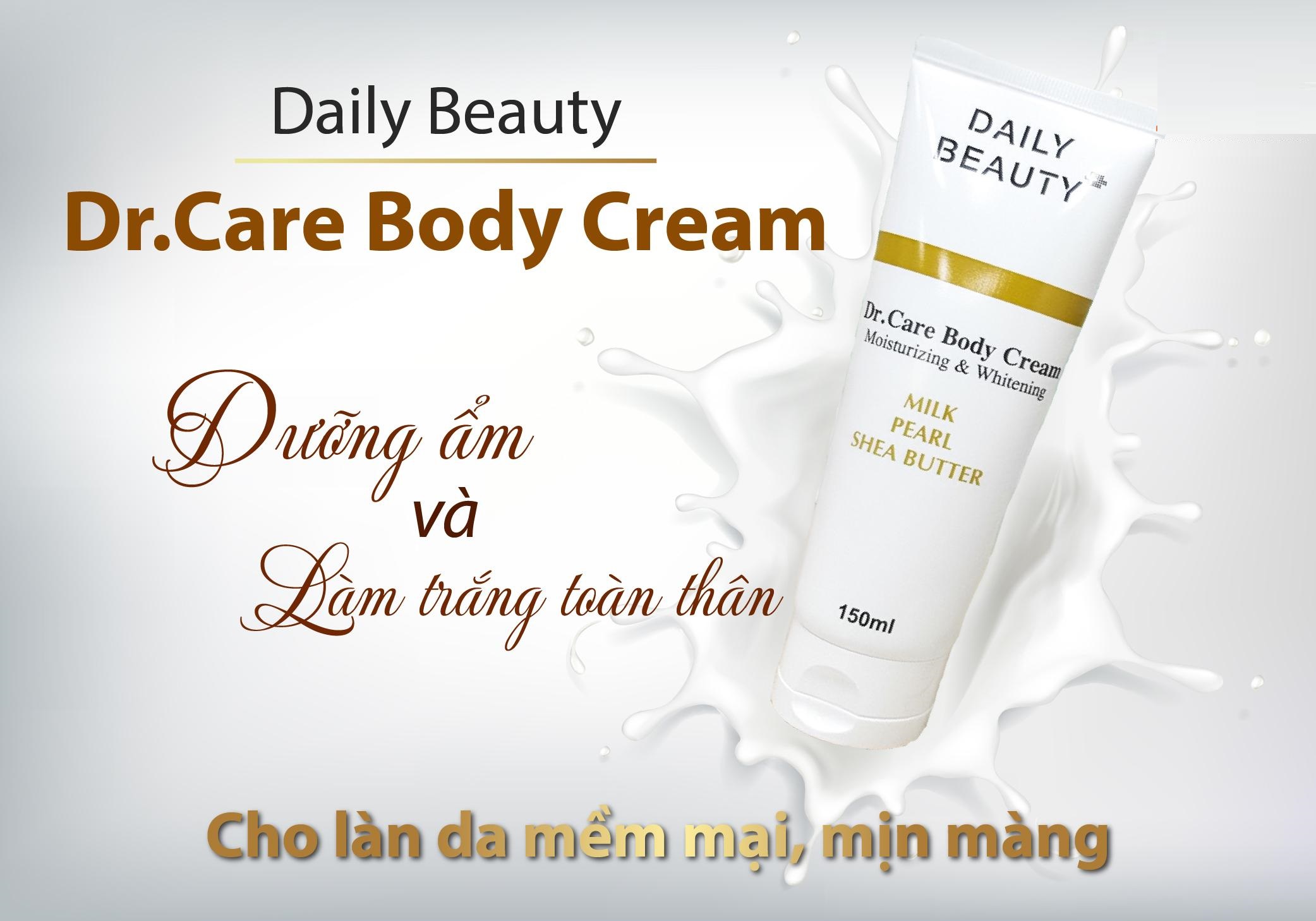 Kem dưỡng toàn thân Daily Beauty Dr.Care Body Cream sản phẩm nhập khẩu chính ngạch Hàn Quốc