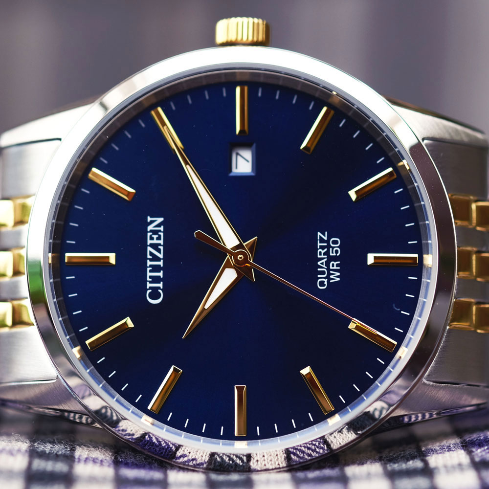 Đồng Hồ Nam Citizen Dây Thép Không Gỉ BI5006-81L - Mặt Xanh
