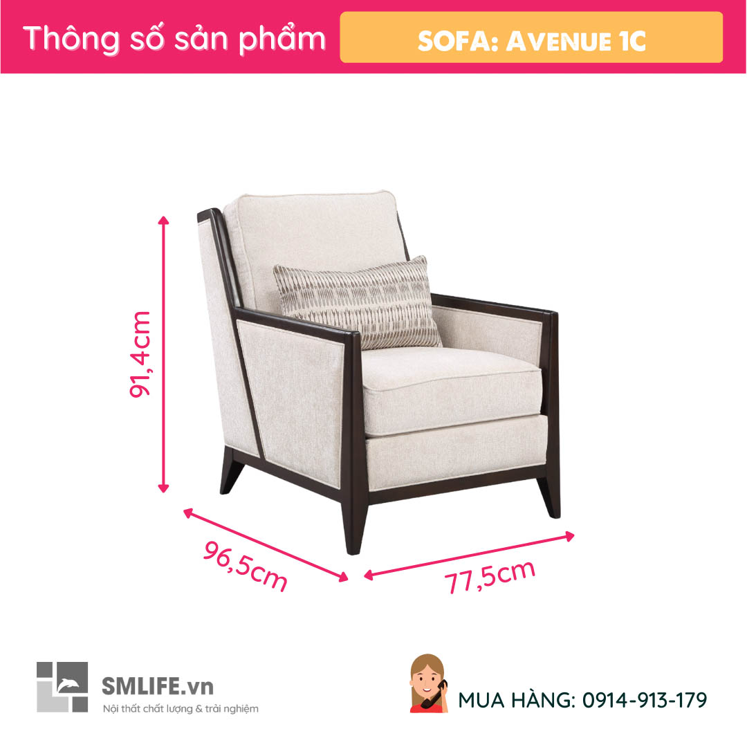 Ghế sofa SMLIFE vải nhung, xuất khẩu châu Âu