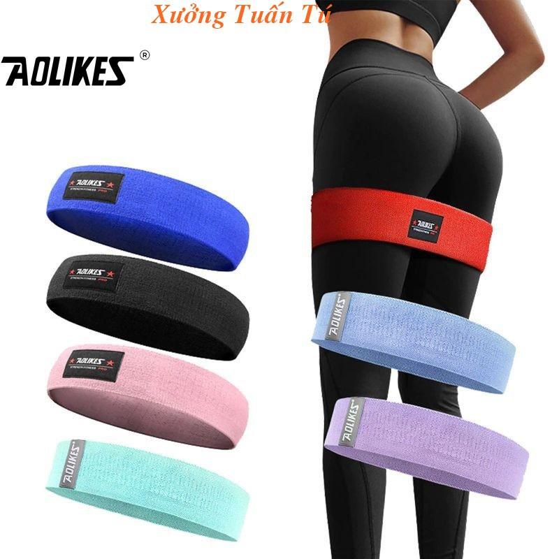 Dây MiniBand, Dây kháng lực tập gym Aolikes tập chân mông phụ kiện tập gym tốt nhất hàng chuẩn -anhsonnd18