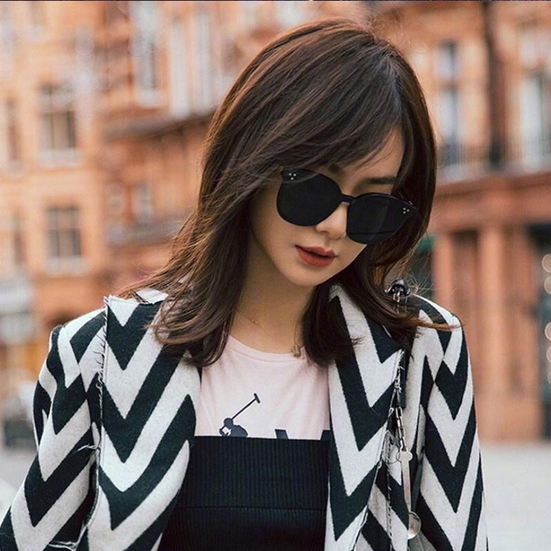 Kính mát nam nữ thiết kế gọng vuông sành điệu thời trang phong cách Hàn Quốc