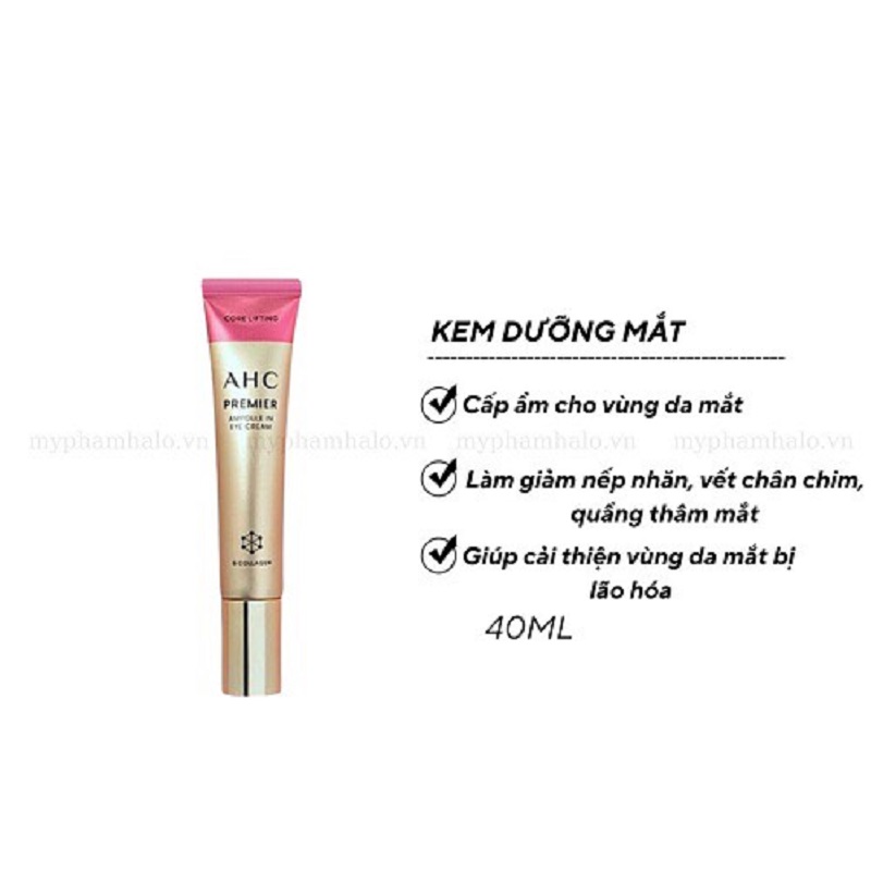 Kem Dưỡng Vùng Mắt AHC Ageless Real Eye Cream For Face mẫu mới 2021(30ml) Tặng kèm kẻ mắt nước