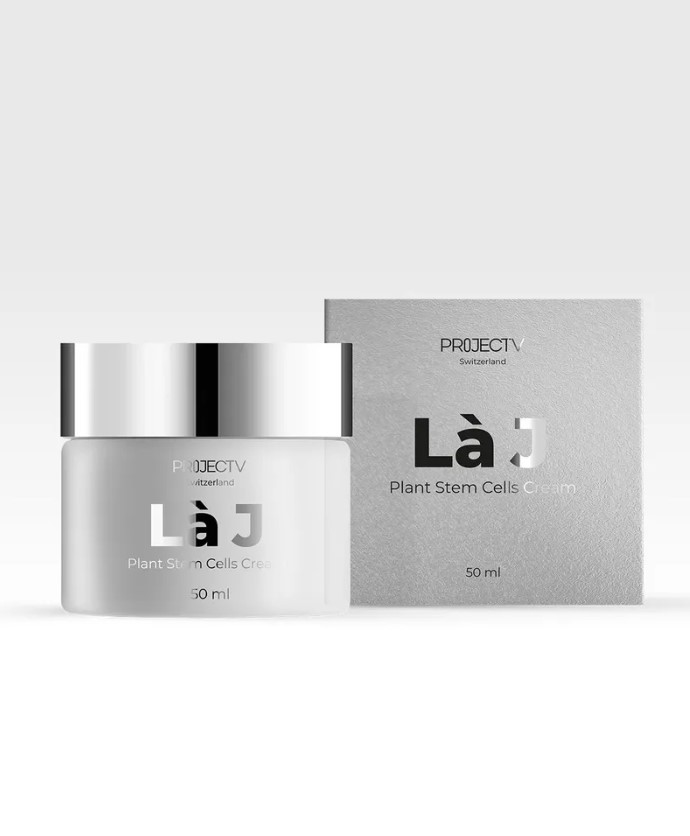 Kem dưỡng ẩm Là J Beauty Hit - PROJECT V - Kem từ tế bào gốc thực vật, Phục hồi trẻ hóa, Làn da sáng khoẻ (50ml) - Xuất xứ Thụy Sĩ, Hàng Chính Hãng